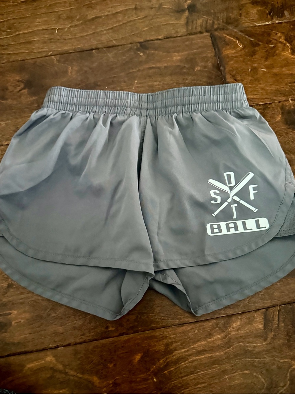Girls Athletic Softball Shorts